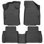 Husky Liners 99621 - 2016 Nissan Maxima WeatherBeater Front and Second Row Black Floor Liners