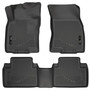 Husky Liners 98671 - WeatherBeater 14 Nissan Rogue Front & Second Row Black Floor Liners