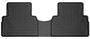 Husky Liners 14871 - 2019 Hyundai Santa Fe WeatherBeater 2nd Row Black Floor Liners