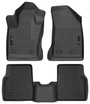 Husky Liners 95681 - 2017 Jeep Compass Weatherbeater Black Front & 2nd Seat Floor Liners