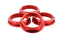 fifteen52 52-ST-NUT-RED-SET - Super Touring (Chicane/Podium) Hex Nut Set of Four - Anodized Red