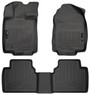 Husky Liners 98361 - 10-12 Ford Fusion/Lincoln MKZ (FWD) WeatherBeater Combo Black Floor Liners