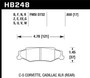 Hawk HB248D.650 - 03-04 Chevrolet Corvette 5.7L 50th Anniversary Edition Rear ER-1 Brake Pads