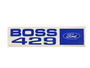 Scott Drake DF-176 - Valve Cover Decal; Boss 429; White/Blue;