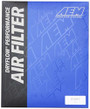 AEM Induction 28-20364 - AEM 07-10 Jeep Wrangler 3.8L V6 11.75in O/S L x 8.25in O/S W x 1.5in H DryFlow Air Filter