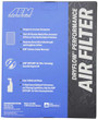 AEM Induction 28-20129 - AEM Silverado/Sierra/Avalance/Tahoe/Yukon 12.625in O/S L x 10in O/S W x 1.75in H DryFlow Air Filter