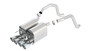 Borla 11814 - 05-08 Corvette Coupe/Conv 6.0L/6.2L 8cyl 6spd RWD Touring SS Exhaust (rear section only)