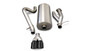 Corsa Performance 14216BLK - 03-06 Hummer H2 6.0L V8 Black Sport 3in Single Rear Twin 4in Tips Cat-Back Exhaust