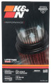 K&N RC-5106 - Universal ChromeRound Tapered Air Filter 3in Flange ID / 6in Base OD / 4.5in Top OD / 8in Height