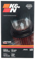 K&N RC-5106 - Universal ChromeRound Tapered Air Filter 3in Flange ID / 6in Base OD / 4.5in Top OD / 8in Height