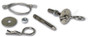 Moroso 39015 - Oval Track Hood Pin Set - 3/8in Diameter - 3in Pin - Steel - 2 Pack