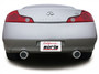 Borla Catback Exhaust w/Polished Tips - 2003-2007 Infiniti G35 Coupe (3.5L V6) - 140057