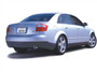 Borla Catback Exhaust w/Polished Tips - 2002-2008 Audi A4 Quattro (1.8T/2.0T) - 140100