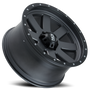 ION Wheels 134-2983MG - Cast Aluminum Wheels 134 GY 20x9 Black Beadlock Matte Gunmetal Gray 6 On 139.7 Bolt Pattern 0 Offset