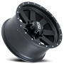 ION Wheels 134-7865MB6 - Cast Aluminum Wheels 134 MB 17x8.5 Black Beadlock Matte Black 5 On 114.3 Bolt Pattern -6 Offset
