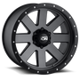 ION Wheels 134-7865MG6 - Cast Aluminum Wheels 134 GY 17x8.5 Black Beadlock Matte Gunmetal Gray 5 On 114.3 Bolt Pattern -6 Offset