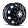 Mayhem 8180-225810BI - 8180 BigRig 22.5x8.25 / 10x285.75 BP / 169mm Offset / 220.1mm Hub Inner Black Wheel