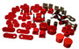 Energy Suspension 19.18102R - 08-12 Subaru Impreza WRX Red Hyper-Flex Master Bushing Set