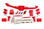 BMR WL002R - 93-02 F-Body Body Mount Watts Link - Red