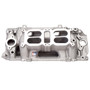 Edelbrock 7520 - Manifold Dual Quad RPM Air Gap BB Chevy Oval Port