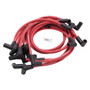 Edelbrock 22712 - Spark Plug Wire Set SBC 74-88 V8 50 Ohm Resistance Red Wire (Set of 9)