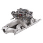 Edelbrock 2033 - Manifold And Carb Kit Performer RPM Air-Gap Small Block Ford 289-302 Natural Finish