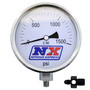 Nitrous Express 15542 - Nitrous Pressure Gauge 4in-High Accuracy 6AN