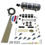 Nitrous Express 80001EFI-12 - 8 Cyl Piranha Direct Port 4 Solenoids Nitrous Kit (200-500HP EFI Jets) w/12lb Bottle