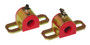 Prothane 19-1161 - Universal Greasable Sway Bar Bushings - 18MM - Type A Bracket - Red