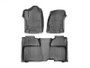 Weathertech 446071-445422 - 14+ Chevy Silverado/GMC Sierra Crew and Double Cab Front and Rear FloorLiners - Black