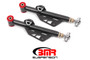 BMR TCA055H - 99-04 Ford Mustang Adj. Lower Control Arms Poly/Rod End Combo - Black Hammertone