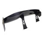 NRG CARB-A691NRG - Carbon Fiber Spoiler - Universal (69in.) w/ Logo / Stand Cut Out / Large Side Plate