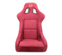 NRG FRP-303MAR-PRISMA - FRP Bucket Seat PRISMA Edition - Medium (Maroon/ Pearlized Back)