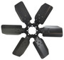 Derale 17119 - 19" Standard Rotation Fan Clutch Fan, Black