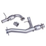 BBK 35301 - 97-03 Ford F-150 4.6L/5.4L Short Mid Y Pipe w/Catalytic Converters