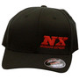 Nitrous Express 16592R - NX Flexfit Cap; Small to Medium Red 