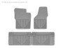 Weathertech W19GR-W25GR - 99-10 Ford F250/F350/F450/F550 Front and Rear Rubber Mats - Grey