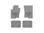 Weathertech W222GR-W20GR - 99+ Nissan Frontier Front and Rear Rubber Mats - Grey