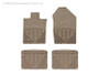 Weathertech W97TN-W20TN - 06 Lincoln Zephyr Front and Rear Rubber Mats - Tan