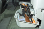 DU-HA 10301 - Chevrolet/GMC Underseat Storage Console Organizer and Gun Case - Ash / Gray