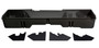 DU-HA 10045 - Chevrolet/GMC Underseat Storage Console Organizer and Gun Case - Dark Gray