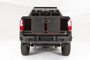 Fab Fours CC15-W3350-1 - Premium Rear Bumper; 2 Stage Black Powder Coated;