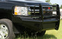 Fab Fours CH11-S2760-1 - Black Steel Front Ranch Bumper