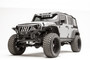 Fab Fours JK3020-1 - ViCowl; Combines Roof Visor And Cowl; 2 Stage Matte Black Powdercoat;