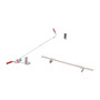 WEATHER GUARD 2060-3-01 - Accessory Cross Bar; 1 ft.; Depth 4 in.; Height 19 in.; Width 62 in.; White; Aluminum; Roof; Powder Coat Finish;