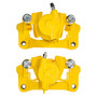 PowerStop S2736YLW - Power Stop 01-07 Toyota Sequoia Rear Yellow Caliper w/Bracket (Pair)