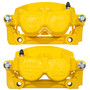 PowerStop S4974YLW - Power Stop 06-08 Lincoln Mark LT Front Yellow Caliper w/Bracket (Pair)