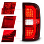 Anzo 311466 - 14-18 GMC Sierra 1500 LED Taillights Red/Clear