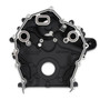Holley 97-418 - Timing Cover - Water Pump Manifold - Black