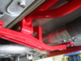 UMI Performance 2203-R - 93-02 GM F-Body Tunnel Mounted Trq. Arm- LT Headers w/ Loop - Red